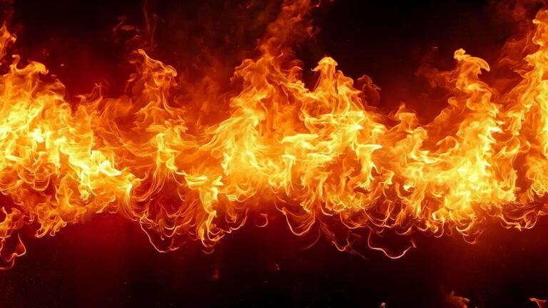 a-fire-flame-on-a-black-background-free-video